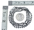 Native American Genuine Old Pawn Style Sterling Silver Bead Necklace JX128943